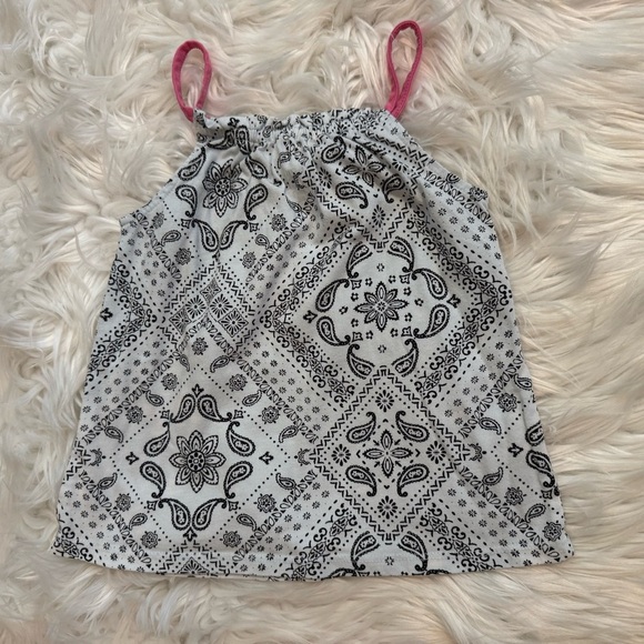 The Children’s Place Girls 5T Bandana Tank Top & Shorts Set Summer Outfit - Picture 4 of 8